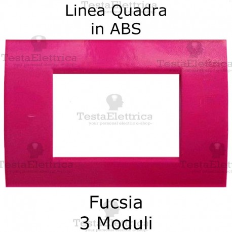 Placchetta fucsia compatibile con serie Bticino Matix