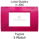 Placca in ABS Fucsia compatibile con serie Bticino Matix