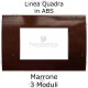 Placchetta marrone compatibile con serie Bticino Matix