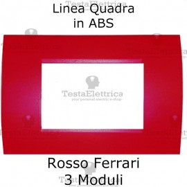 Placchetta rosso ferrari compatibile con serie Bticino Matix