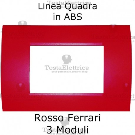 Placchetta rosso ferrari compatibile con serie Bticino Matix