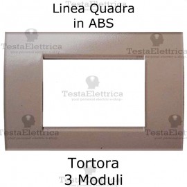 Placchetta tortora compatibile con serie Bticino Matix