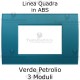 Placchetta verde petrolio compatibile con serie Bticino Matix