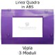 Placchetta viola compatibile con serie Bticino Matix