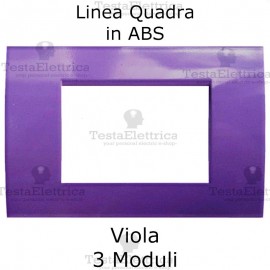 Placchetta viola compatibile con serie Bticino Matix