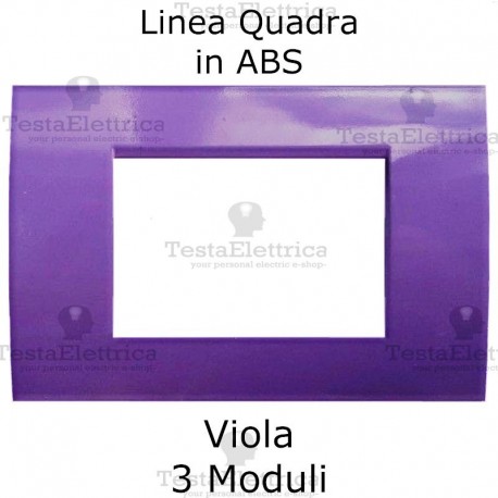 Placchetta viola compatibile con serie Bticino Matix