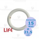 Circolina a LED 14 Watt diam. 21 cm attacco g10q LIFE