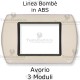 Placchetta Avorio compatibile e adattabile  Bticino Living Light