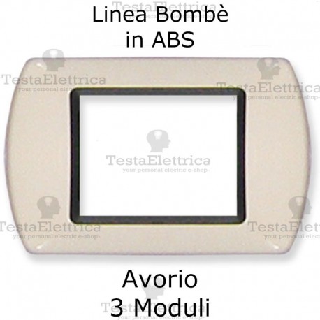 Placchetta Avorio compatibile e adattabile  Bticino Living Light