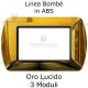 Placchetta Oro  Lucido compatibile e adattabile  Bticino Living Light