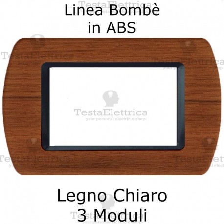 Placchetta Legno Chiaro compatibile e adattabile  Bticino Living Light