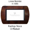 Placca in ABS Radica compatibile con serie Bticino Living Light