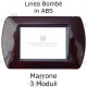 Placchetta Marrone compatibile e adattabile  Bticino Living Light