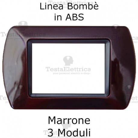 Placchetta Marrone compatibile e adattabile  Bticino Living Light