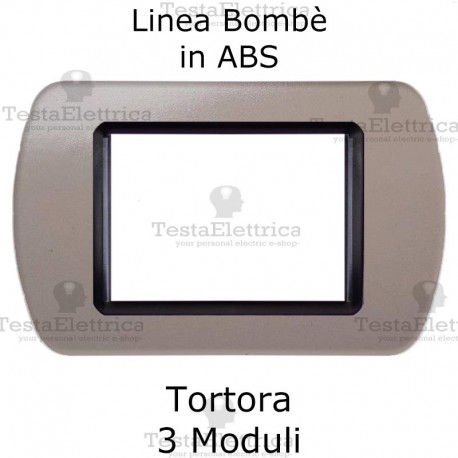 Placchetta Tortora compatibile e adattabile  Bticino Living Light