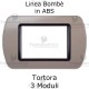 Placchetta Tortora compatibile e adattabile  Bticino Living Light