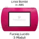 Placchetta Fucsia compatibile e adattabile  Bticino Living Light
