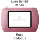 Placchetta Rosa compatibile e adattabile  Bticino Living Light