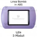 Placca in ABS Lilla compatibile con serie Bticino Living Light