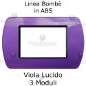 Placca in ABS Viola compatibile con serie Bticino Living Light