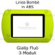 Placchetta Giallo Fluò compatibile e adattabile  Bticino Living Light
