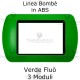 Placchetta Verde Fluò compatibile e adattabile  Bticino Living Light