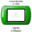 Placca in ABS Verde compatibile con serie Bticino Living Light