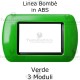 Placchetta Verde compatibile e adattabile  Bticino Living Light