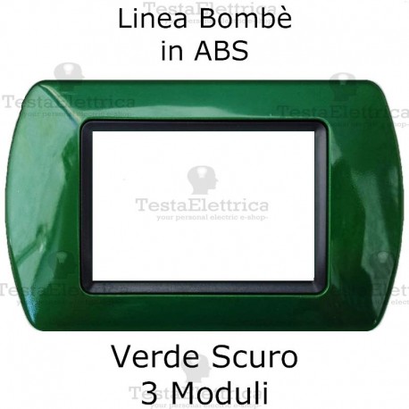 Placchetta Verde Scuro  compatibile e adattabile  Bticino Living Light