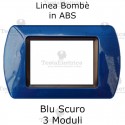 Placca in ABS Blu Scuro compatibile con serie Bticino Living Light