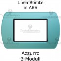Placca in ABS Azzurro compatibile con serie Bticino Living Light
