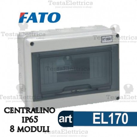 Centralino IP65 8 moduli FATO