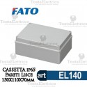 Cassetta di derivazione a pareti lisce 150X110X70 mm FATO