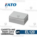 Cassetta di derivazione a pareti lisce 120X80X50 mm FATO