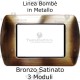 Placchetta compatibile Living Bronzo 