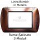 Placchetta compatibile Living Rame 