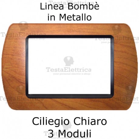 Placchetta compatibile Living Ciliegio
