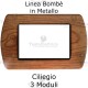Placchetta compatibile Living Ciliegio