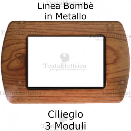 Placchetta compatibile Living Ciliegio