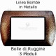 Placchetta compatibile Living Bolle di Ruggine