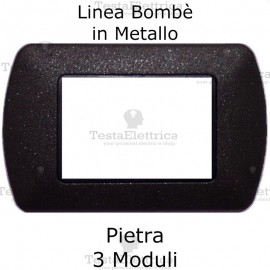 Placchetta compatibile Living color Pietra