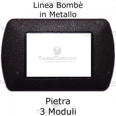 Placchetta compatibile Living color Pietra