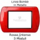 Placchetta compatibile bticino Living Rosso