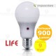 Lampadina led sensore crepuscolare 9 watt life