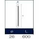 Tubo a led 60 cm cri 97 Wiva
