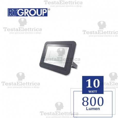 Proiettore a Led 10 watt IP65 Black