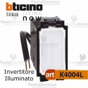 Invertitore 1P 10 AX, 250 Va.c. morsetti vite/piastrina 1 modulo