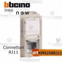 Presa Telefonica RJ11 sabbia connessione tipo K10 predisposta per interfonia