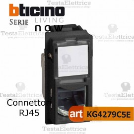 bticino KG4279C5E- connettore rj45 bticino living now