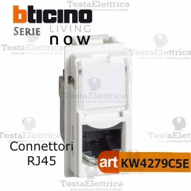 bticino KW4279C5E- connettore rj45 bticino living now